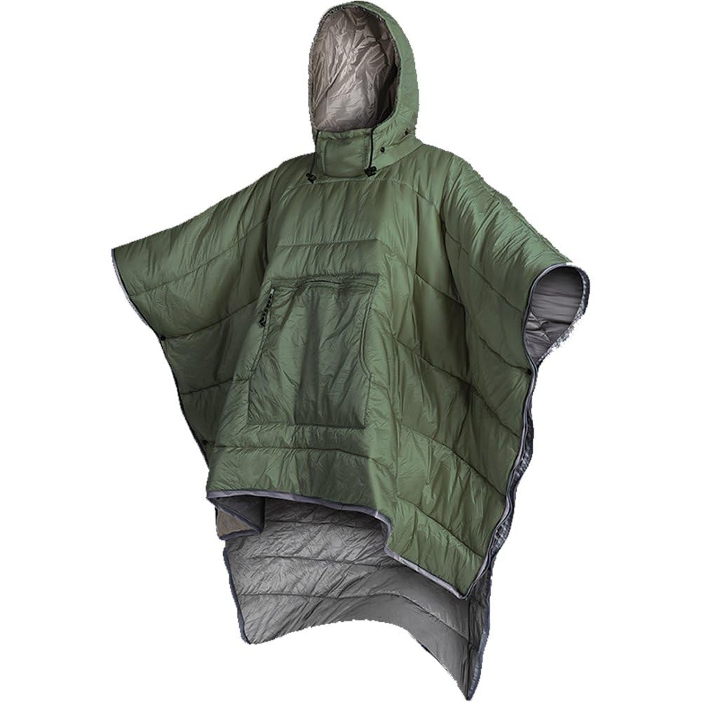 Poncho couverture thermique homme pour ne plus avoir froid en camping