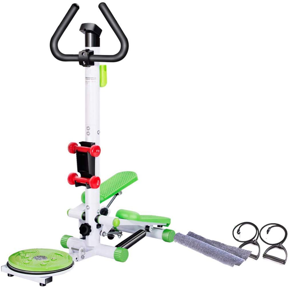 Stepper per corrimano, Muto Domestico Pieghevole con Display a LED Dimagrante Belle Gambe Sollevamento dell'anca Attrezzatura Multifunzionale per Uomo Donna