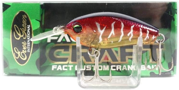Evergreen FACT Craft Crankbait, 1.9 inches (4.7 cm), 0.2 oz (6.5 g), Prespawn Dynamite #19