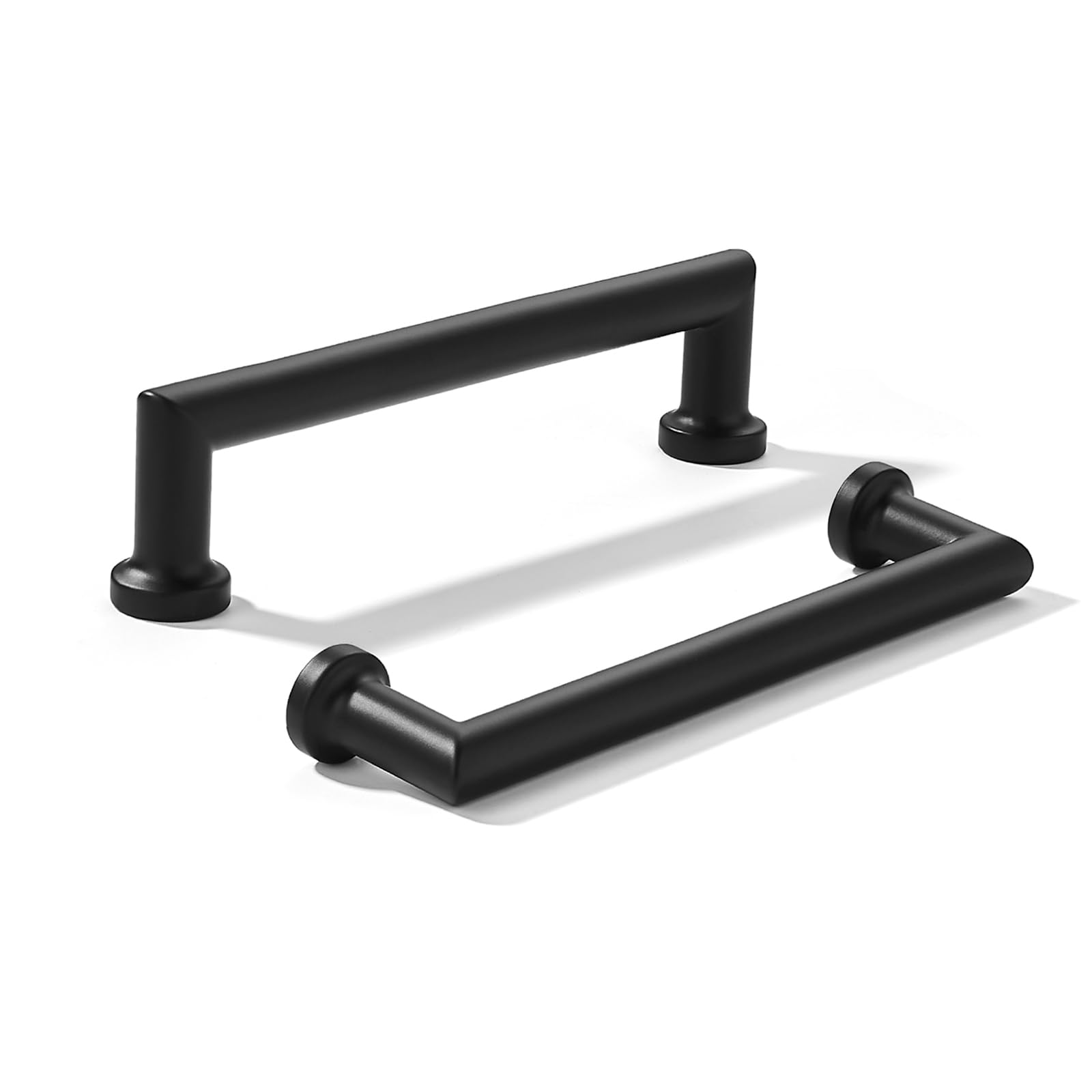 KHTUMEWARE-80348 Matte Black Cabinet Pulls CTC 4 in (102 mm) 10-Pack