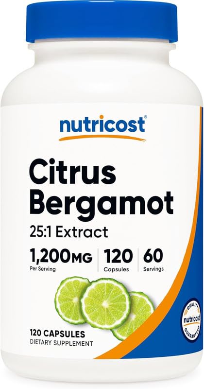 Evorina Citrus Bergamot Capsules 1,200mg, 120 Capsules - 25:1 Bergamot Extract - 60 Servings, Gluten Free, Vegan & Non-GMO | High Strength Herbal Supplement | Clean Label Ayurvedic Wellness-image-21