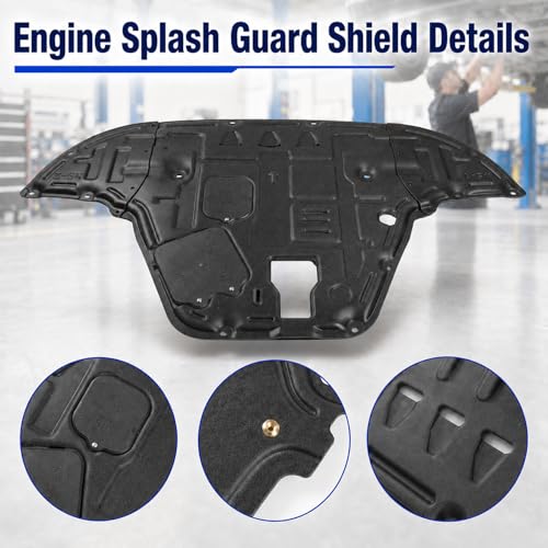 Image of Engine Splash Shield Guard Compatible for Kia K5 2021 2022 2023 2024 2025 Engine Case Guard Under Cover Front Engine Guard with Screw Hardware