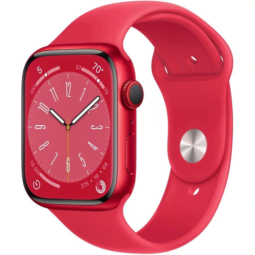 Apple Watch Series 8 (GPS, 41MM) - (PRODUCT) RED Cassa in Alluminio con (PRODUCT) RED Solo Loop Intrecciato (Ricondizionato)