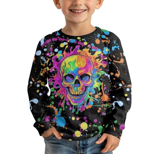 Image of Long Sleeve Shirts for Girls Winter Tops 3-16t Cartoon T Shirts for Fall Clothes