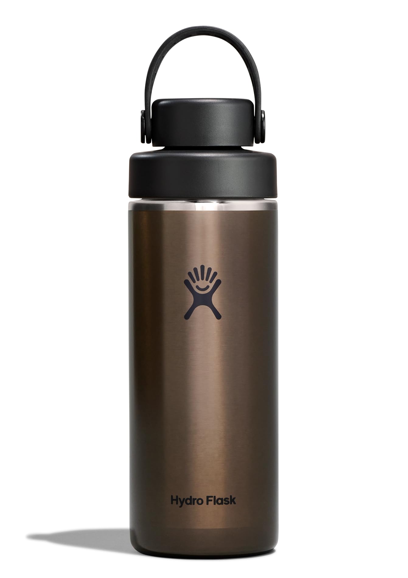 Hydro Flask Lightweight Wide Flex Chug Cap - Insulated Stainless Steel Water Bottle 16 Oz Obsidian
