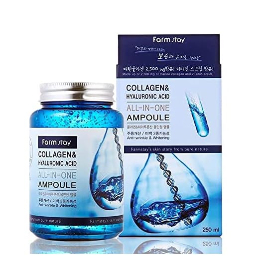 [FARM STAY] Am de colágeno y ácido hialurónico todo en uno, 250 ml