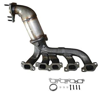 AutoShack EMCC774991 EPA Compliant Front Exhaust Manifold Catalytic Converter with Gasket Replacement for 2007-2012 Chevrolet Colorado GMC Canyon 2007 2008 Hummer H3 Isuzu i-370 3.7L