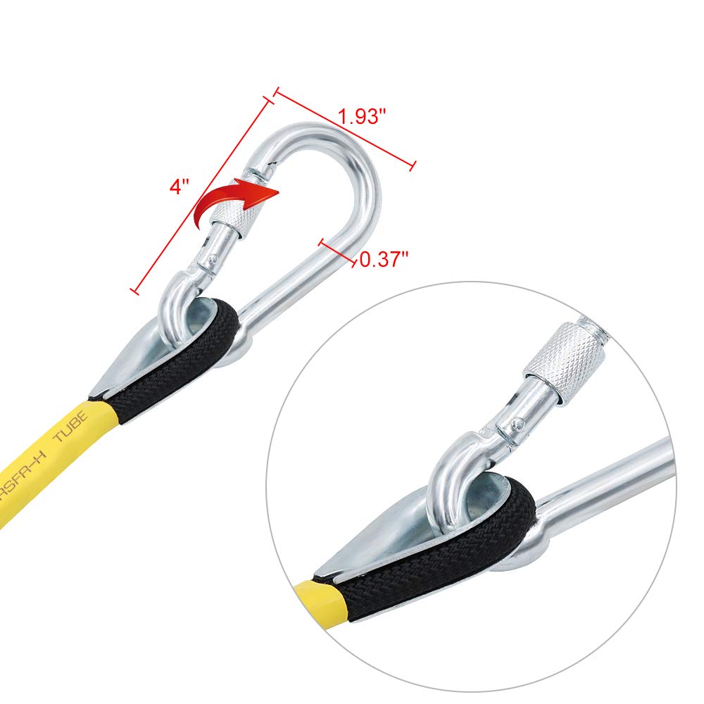X XBEN Outdoor Climbing Rope 10M(32ft) 20M(64ft) 30M(96ft) 50M(160ft) 70M(230ft) 152M(500FT