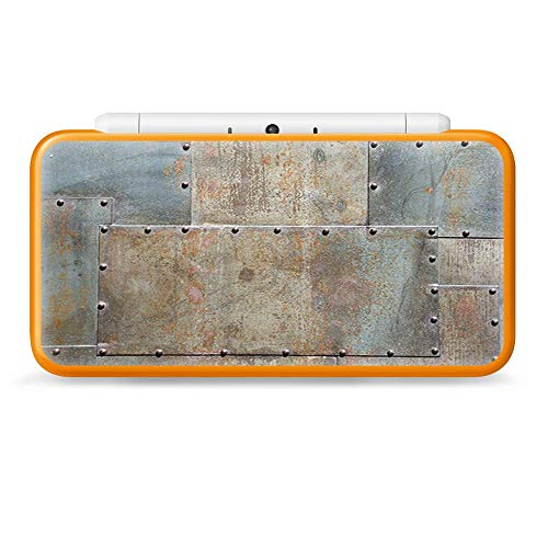 Nintendo 2DS XL Skin Decal Vinyl Wrap - Metal Panel aircraft rivets