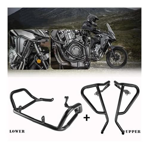 Protection moteur CB500X acier renforcé haute finition - 5