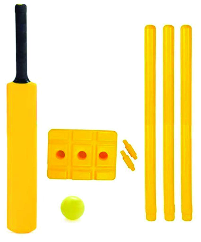 Forgesy Plastic Cricket Set, Cricket kit, Stump Set Size 30", Cricket Bat (5 Number), Unbreakable Plastic Cricket Set-image-37