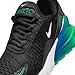 Nike Air Max 270 Big Kids' Shoes (FZ4356-001, Black/Malachite/Photo Blue/White) Size 5.5