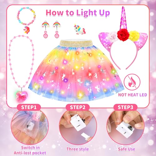Vestido Princess para niñas 4-6 años con luces miniatura 5