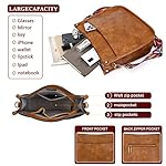 HKCLUF-Crossbody-Bag-Purse-for-Women-2Pcs-Leather-Hobo-Handbag-Wallet-Set-With-2Adjustable-Guitar-Leopard-Strap-Crossbody-Bag