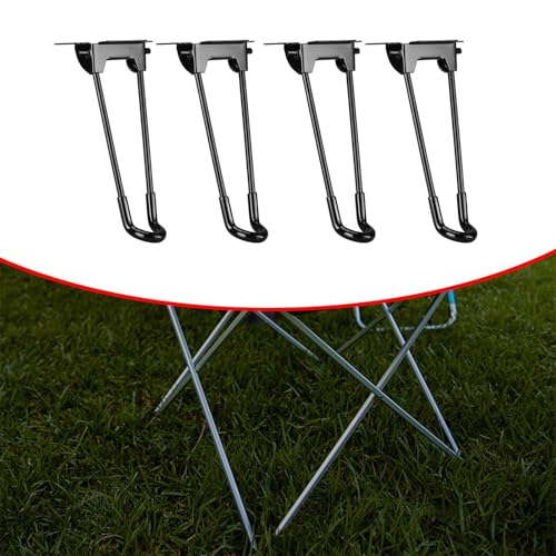 Patas de mesa plegables de 35cm, accesorios de horquilla para patas de escritorio DIY 8
