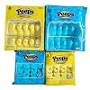 Marshmallow Peeps Chicks and Bunnies Variety Pack, 15 Count Chicks and 8 Count Bunnies (Yellow/Blue)