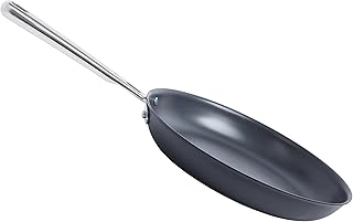 Misen Padella in acciaio al carbonio pre-stagionata da 25,4 cm, leggera, resistente, naturalmente antiaderente per una cottura versatile, adatta al forno fino a 260 °C, ideale per scottare,