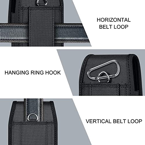 ykooe Handy Gürteltasche Premium Gürtel Tasche Handytasche Halterung Universal für iPhone 16 15 14 13 12 Pro Max 7 8 Plus, Samsung Galaxy S21 FE S25 S24 S23 S22 S21 S20 FE (L)