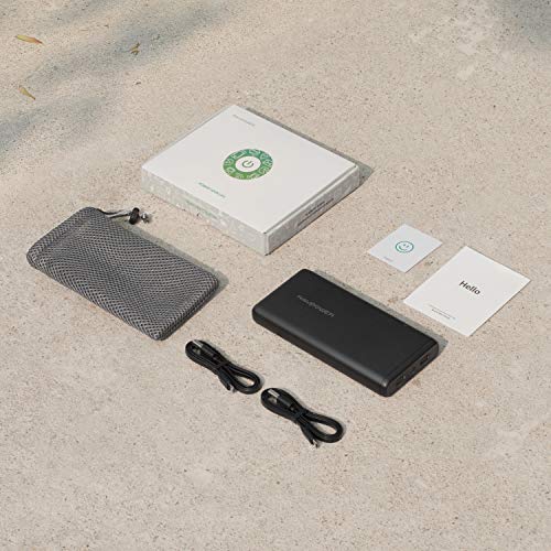 Power Bank Portable Charger 20000mAh RAVPower USB External Battery Pack Dual iSmart USB Ports Ultra Compact Phone Charger Compatible with iPhone 11 Pro Max Galaxy S10 Note 10 iPad Pro Android Devices