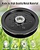 Flat Idler Pulley Fit for Ariens John Deere 737 757 777 797 1585 1570 1580 Z820A Z910A Series, Lawn Mower Idler Pulley Replace TCA17524 3838021