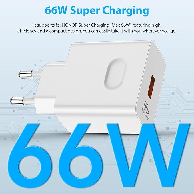 40W Supercharge Chargeur Rapide Pour Honor 200 Lite Smart, ACOCOBUY Chargeur Rapide Avec 5A