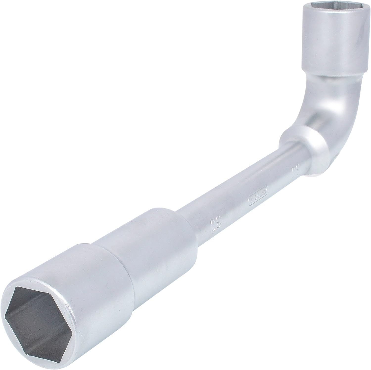 KS Tools - 517.0430 - Clé à pipe débouchée - 30 mm - 6 pans - Finition chromée - Chrome vanadium