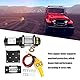 12V 4500lb Elektrische Winde Kit, Elektrische Seilwinde mit Hoher Tragfähigkeit und Drahtloser Handfernbedienung Mechanisches Zubehör für Elektrische Winden für Off-Road, Anhänger, Boot