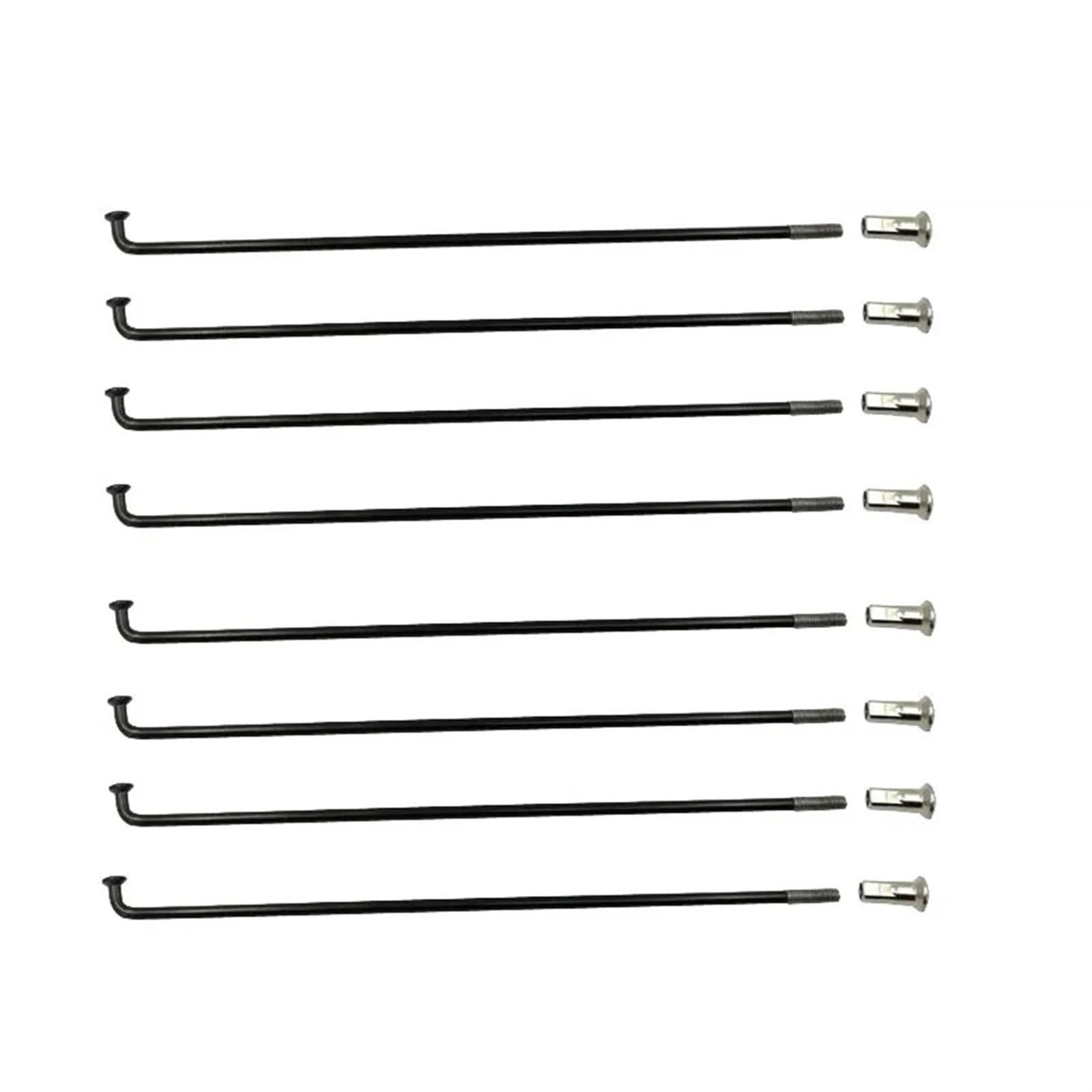 40 sztuk dużo 10G średnica 3,1 mm okrągły korpus czarny kolor szprychy do roweru elektrycznego materiał 45 # szprychy koła roweru elektrycznego ze stali węglowej