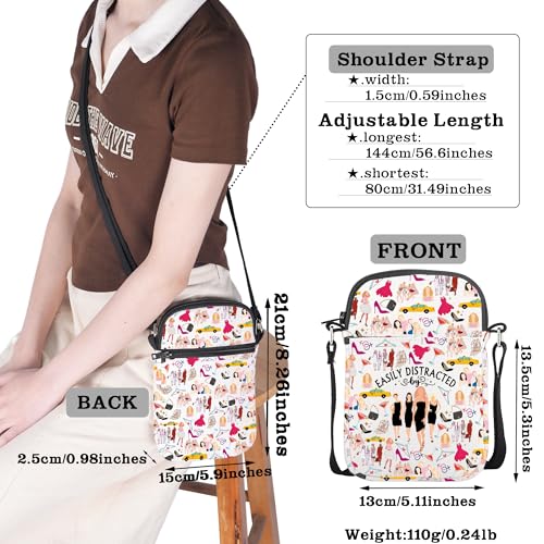 CMNIM SATC TV Show Merchandise Gifts Romantic Comedy TV Series Mini Crossbody Bags SATC Merch Carrie Shoulder Bag4