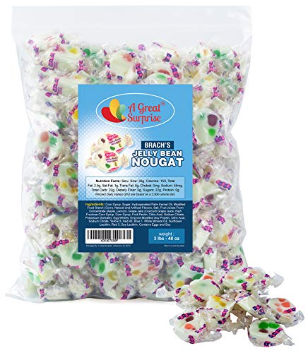 Brach's Jelly Nougats - 3 LB Bulk Candy