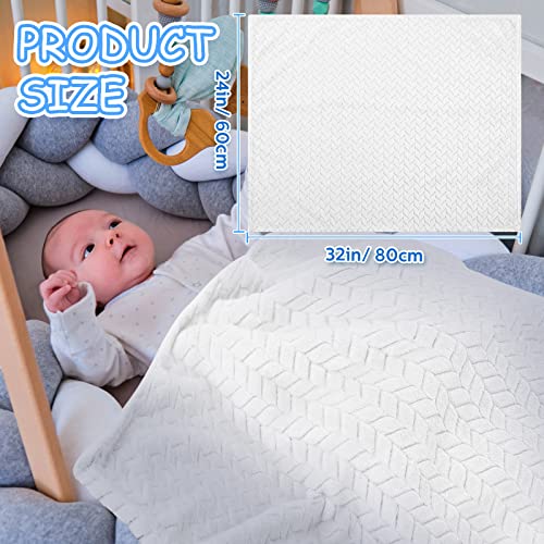 4 Pcs Baby Blanket Flannel, Cozy Throw Blanket For Newborn Infant Toddler Soft Warm Fleece Plush Sherpa Blanket Receiving Baby Blanket For Crib Stroller (Beige, 24 X 32 Inch) #TOP1