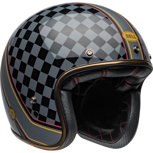 BELL HELMET CUSTOM 500 ROLAND SANDS WREAKERS MATTE/GLOSS BLACK/GOLD XL ECE6