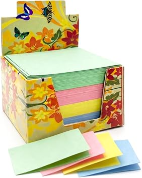 8x8 cm Renkli Not Ka d  250 Yaprak   Yap kans z Kare Not Bloklar  Ofis Okul ve G nl k Kullan m  in