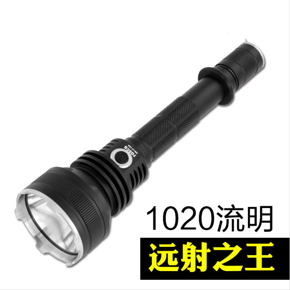 Torcia BAJIE 7G5Cs Xm-L2 Torcia da caccia a led, campo, esplorazione della grotta, torcia da caccia, escursione, viaggio senza guida, pesca nero giallo