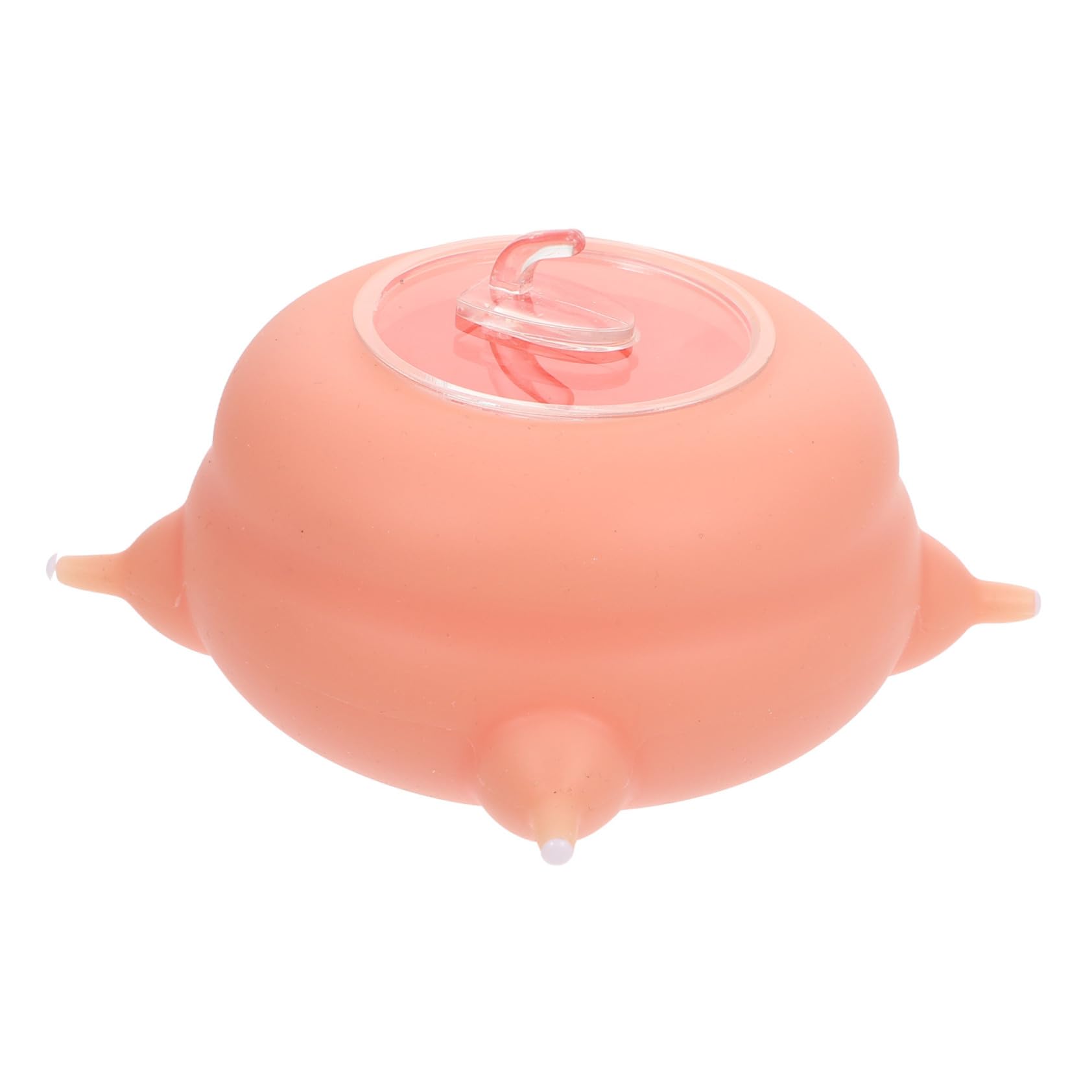 Biberon per Cuccioli in Silicone, Strumento per Alimentazione Rosa | Resistente alle Alte Temperature, Facile da Riporre, Accessorio Domestico per Gatti Piccoli e Cani Accessori