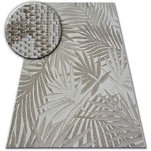 rugsx Alfombra Sisal FLOORLUX Interior o Exterior 120x170 cm Cover