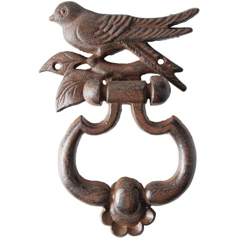 Fallen Fruits Antique Brown Bird Door Knocker Cover