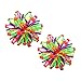 Produktbild Amasawa 2 Stück Expandable Ball Zappeln Spielzeug,Hand fangen Atmen Blume Bälle, Größere Kugel Versenkbare Veränderbar Magic Flower Ball für Kinder und Eltern