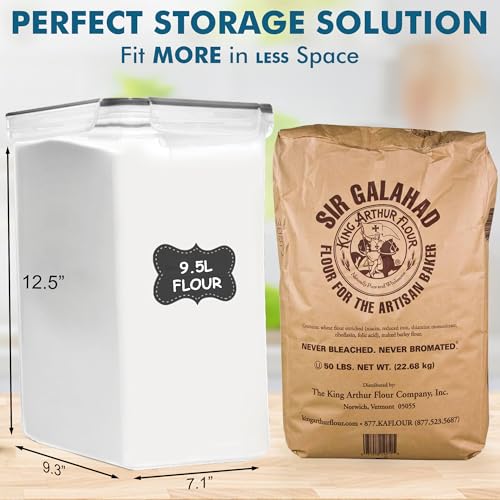 Extra Large Bulk Food Storage Containers for Kitchen & Pantry Organization