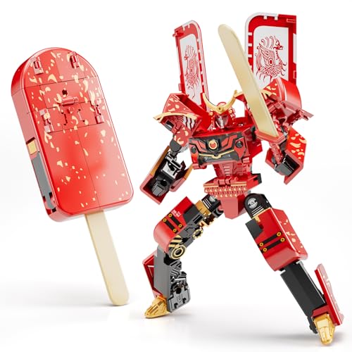 BOZOBO Ice Cream Transforming Toy, 2 in 1 Popsicle Transform