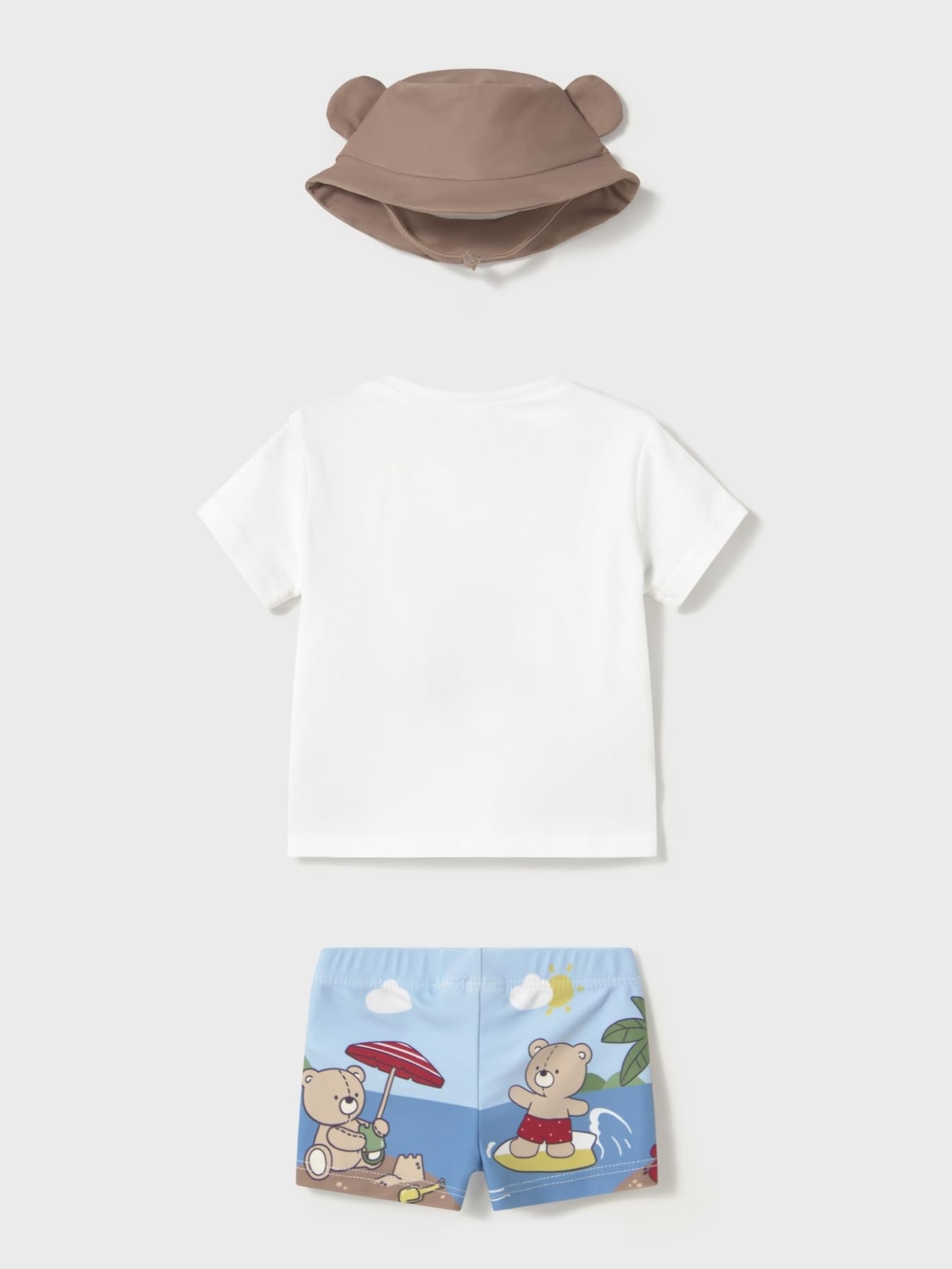 Mayoral Conj. baño con Gorro para bebé niño Osos
