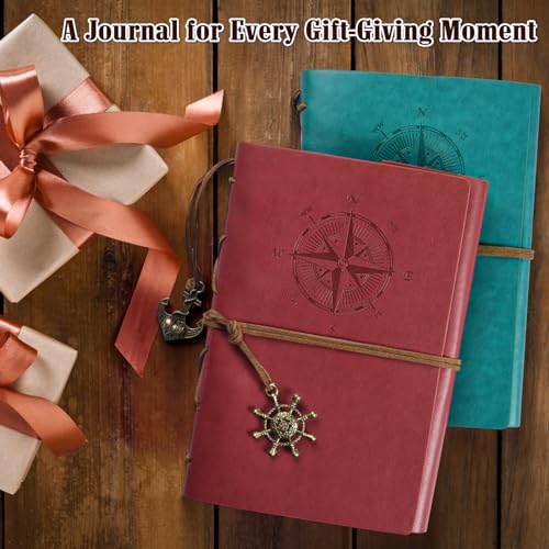 MALEDEN-Refillable-Spiral-Daily-Notepad-Classic-Embossed-Travel-Journal-Diary