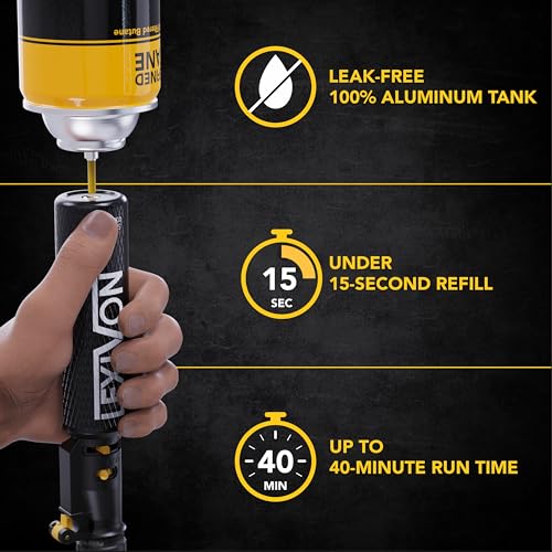 Image of LEXIVON Butane Blow Torch, Refillable Upright Lighter with Adjustable Flame and Pro-Grade Aluminum Tank | Ideal for Soldering and Kitchen Tasks (LX-760)