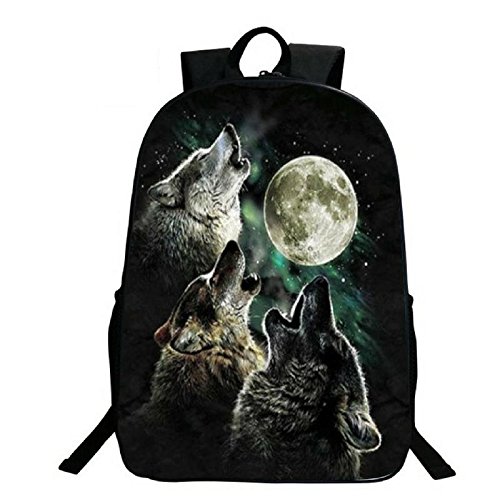 RANSI 3D Printed Wolf Backpack Amazon.in Bags, Wallets and Luggage