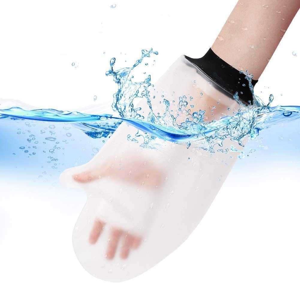 Aifoaliy Waterproof Hand Cast Cover Wound Protector for Shower Bath, Adult Reusable Sealed Cast Bandage Dressing Protective Sleeve Bag Covers for Hand/Wrist/Fingers/Thumb/Palm [New Upgrade] : Health & Household
