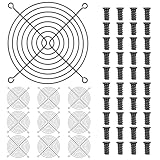 Le kit contient : 10 grilles de protection pour ventilateurs (120 x 120 mm) et 40 vis de fixation. Conçues pour les ventilateurs standard de 120 mm, elles s’installent facilement sur les boîtiers, les panneaux avant et autres périphériques.