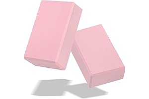 Yoga Blocks 2-Pack for Enhanced Flexibility and Stability