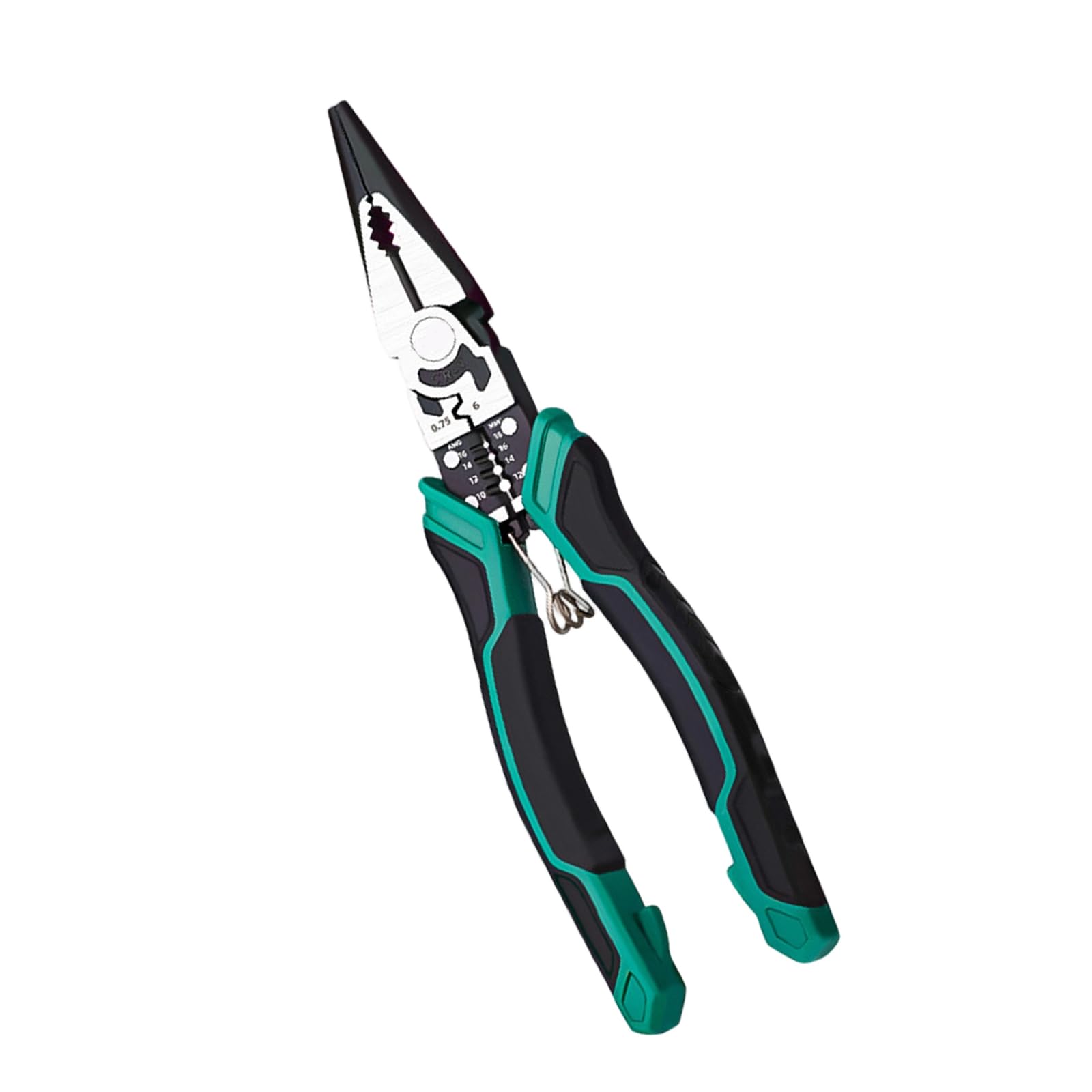 Geavonyg Needle Nose Pliers Professional 9Inch Industrial Wire Cutter Offering Gripping In Tight Space Operations Ergonomic Pliers