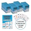 Regal Games - Double 9 Domino Playing Cards - Colored Dots Set - Family-Friendly Domino Card Game - 2-8 Players - Ages 8+ 55 Cards Per Deck, 24 Deck Pack - 3.5 x 2.5 - Perfect for Bulk Buying