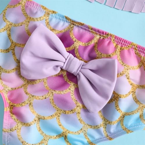Image of Baby Bucket Girls Stylish Two-Piece Swimsuit| Baby Girl Bikini Swimsuit with Headband